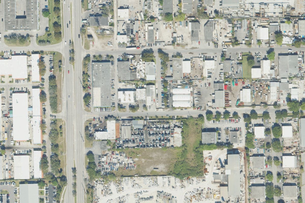 Aerial photo of Gardner Auto Parts at 2090 NW 21st St