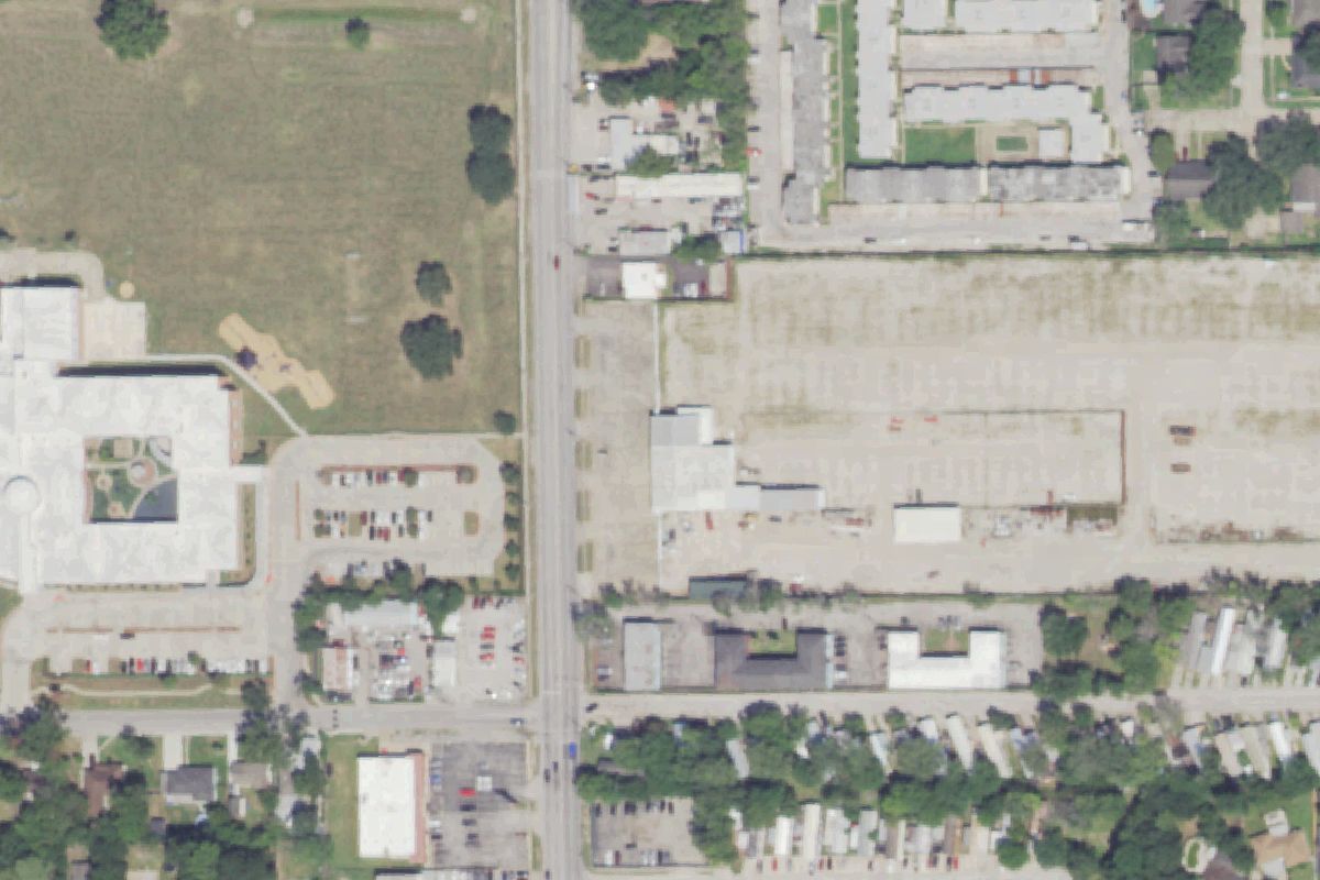 Aerial photo of U-Pick U-Pull Auto Parts