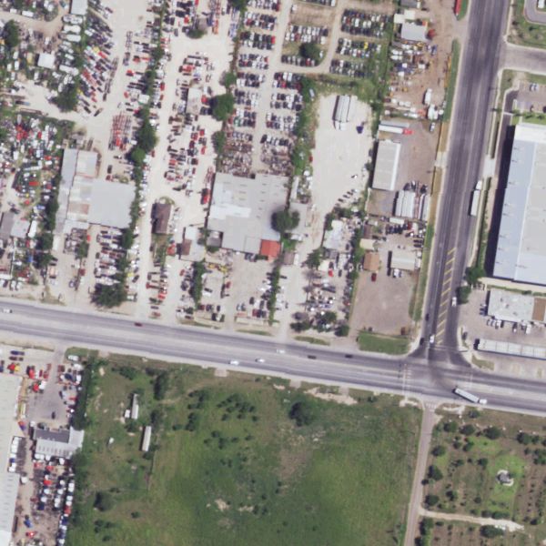 Aerial photo of S&O Martinez Auto Parts & Used Auto Sales