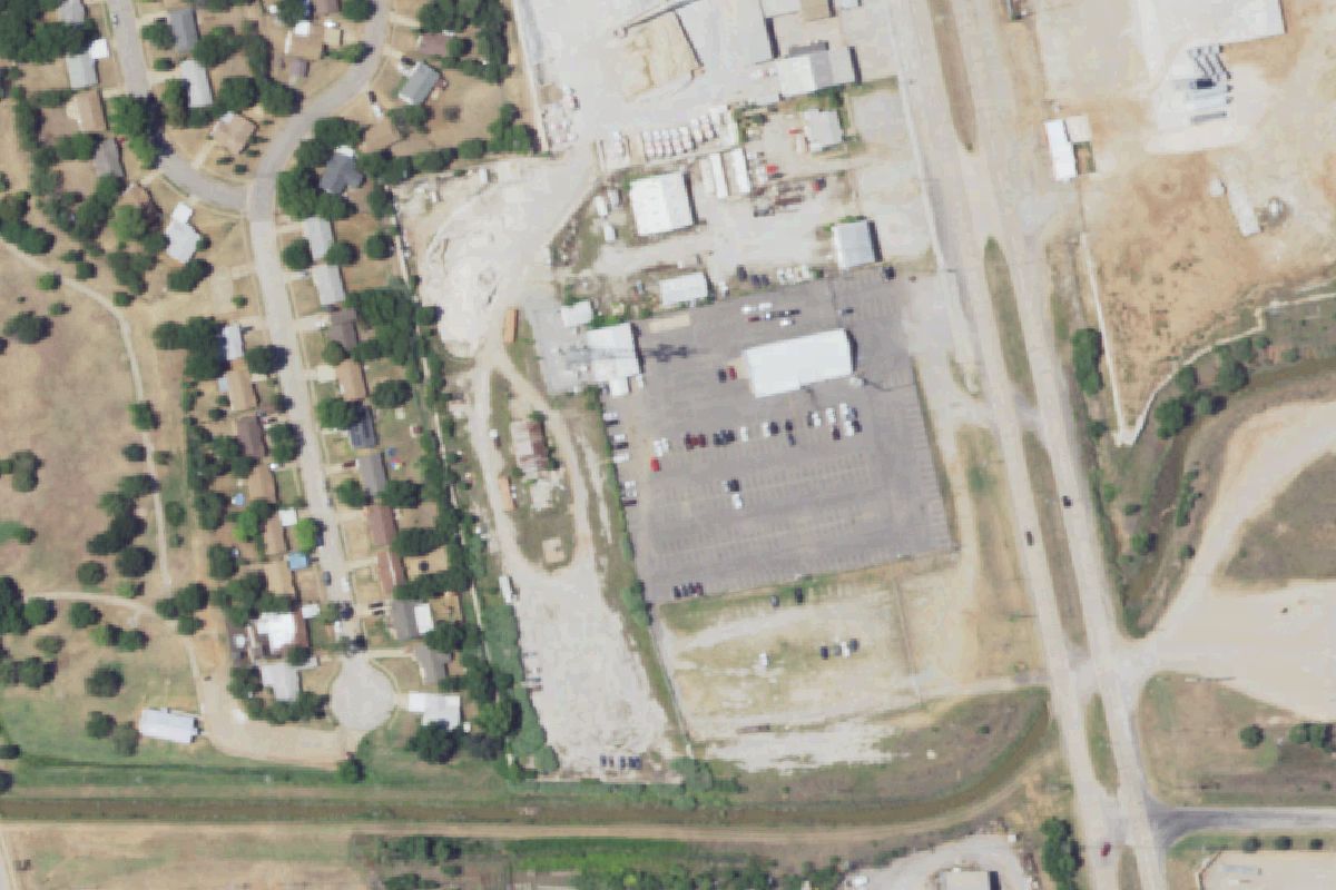 Aerial photo of Al's Automotive