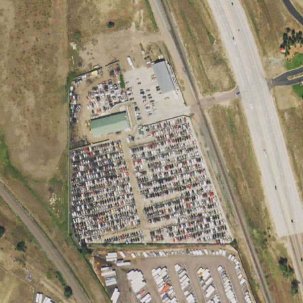 Aerial photo of Littleton U-Pull