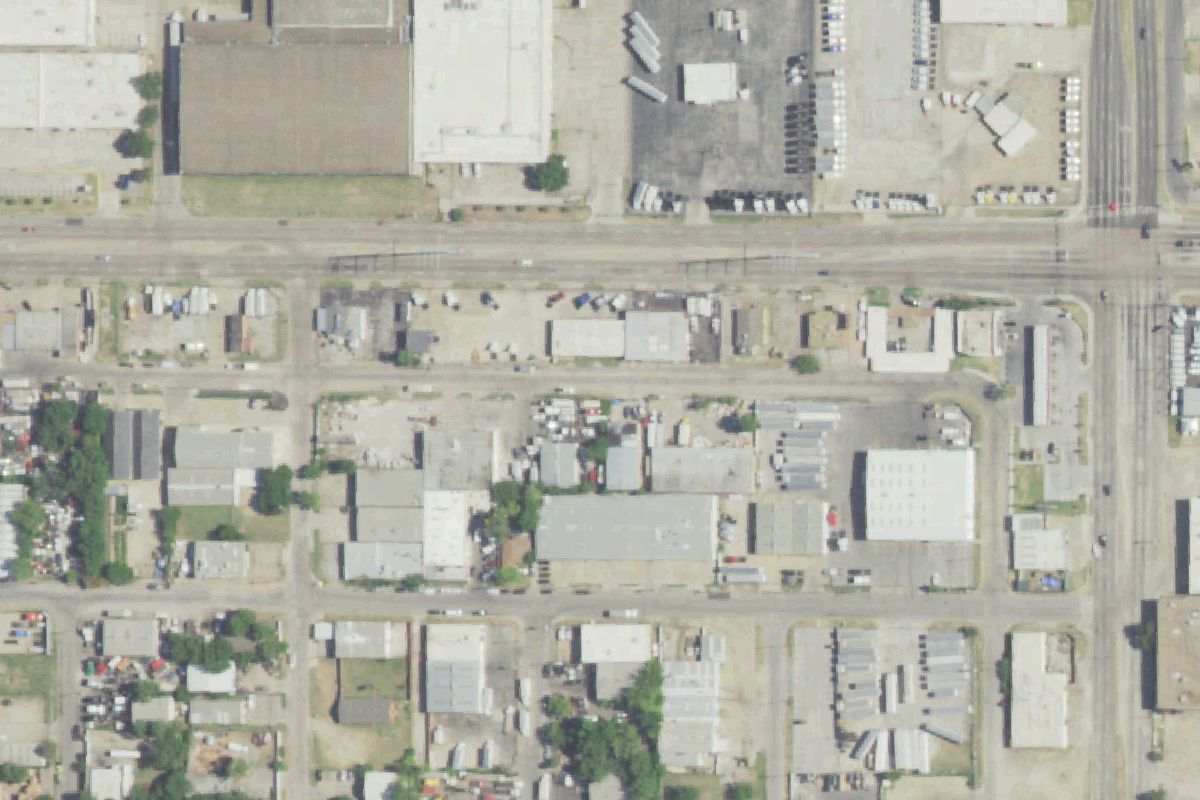 Aerial photo of North Dallas Auto Parts