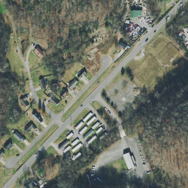 Aerial photo of Goodlettsville Auto Salvage