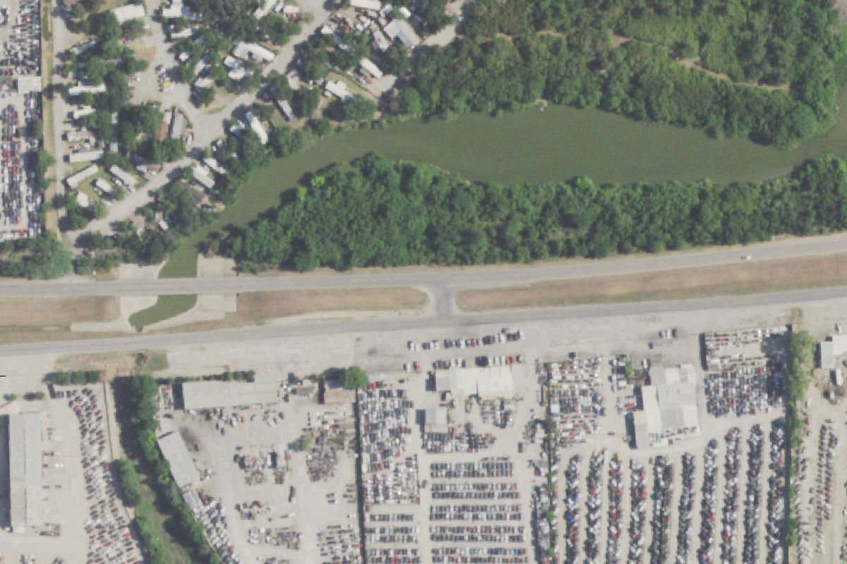 Aerial photo of Auto Parts House USED(TXU010568