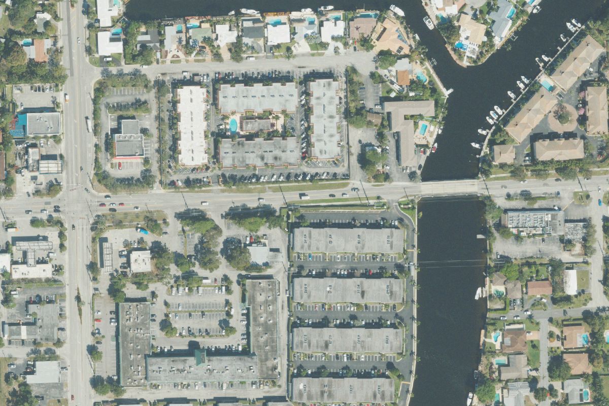 Aerial photo of Junk Cars Broward County