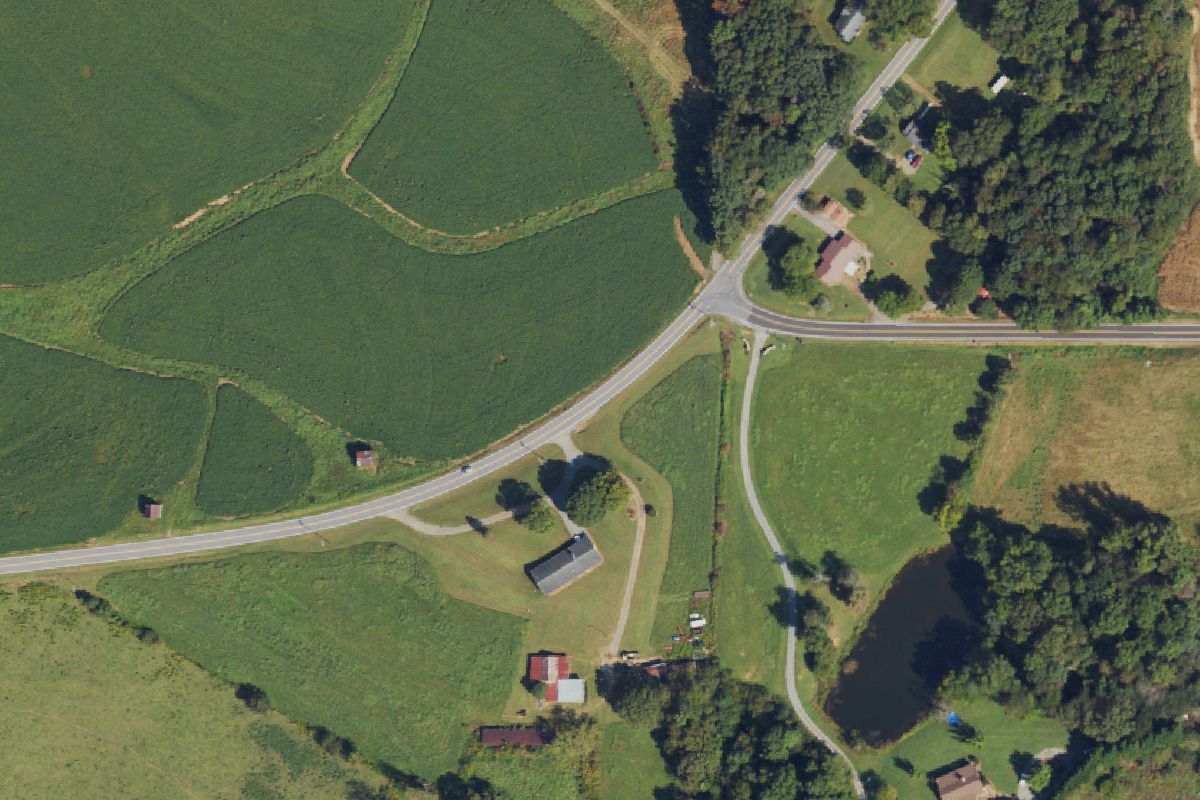 Aerial photo of K&M Used Auto Parts