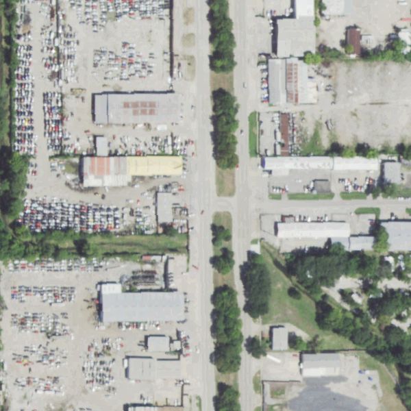 Aerial photo of A-Authorize Auto & Truck Salvage