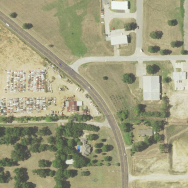 Aerial photo of Lane Recyclers
