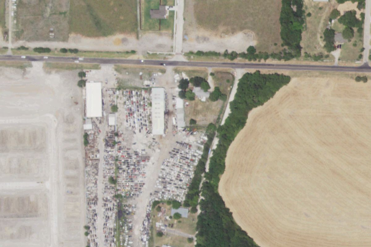 Aerial photo of Seysan Auto Salvage