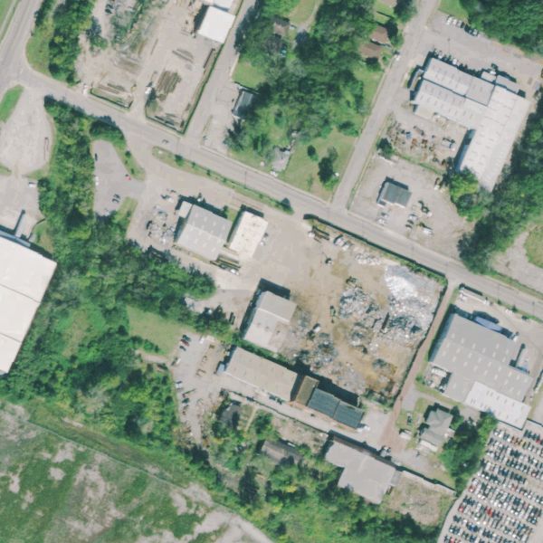 Aerial photo of Radius Recycling