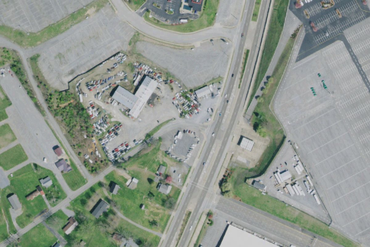 Aerial photo of Tri-City Auto Parts
