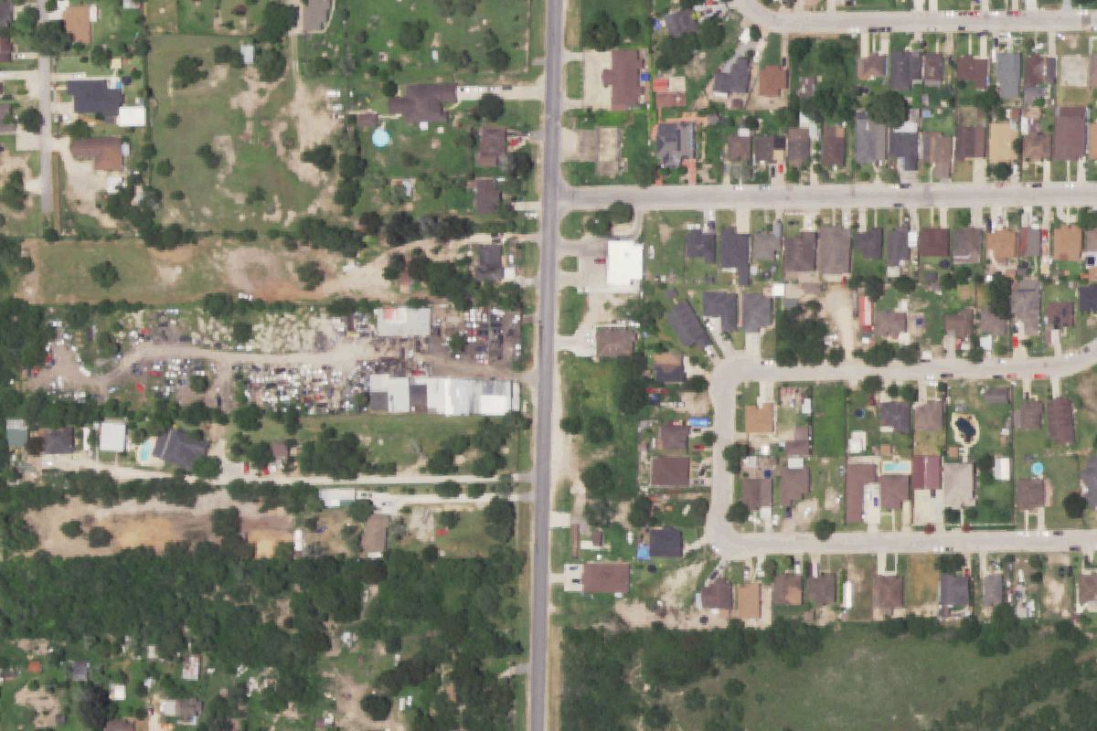 Aerial photo of L G Auto Parts at 3440 S Dakota Ave