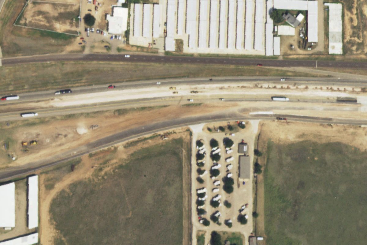 Aerial photo of Amarillo Truck Parts