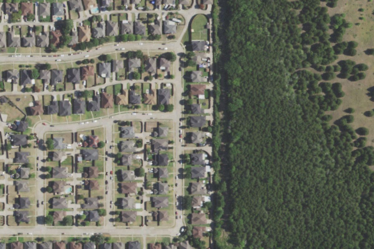 Aerial photo of R & V Recycling