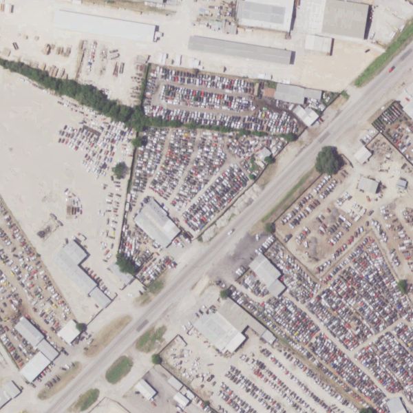 Aerial photo of Mike Motors Auto Salvage