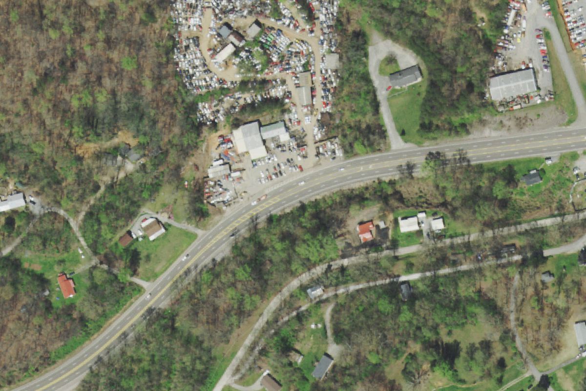 Aerial photo of Lambert Auto Parts at 3319 Clinton Hwy