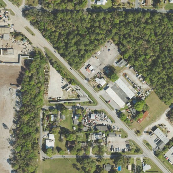 Aerial photo of 2nd Chance Salvage