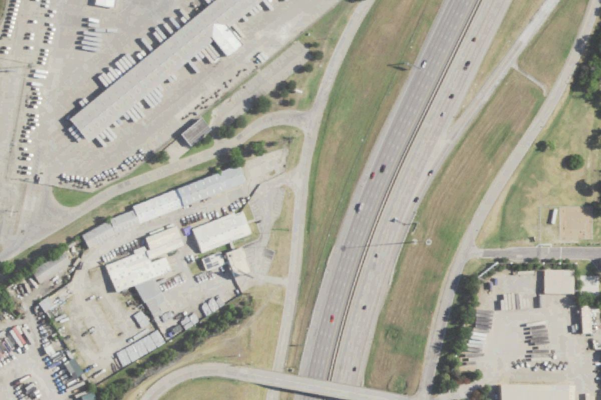 Aerial photo of Pick N Pull, Dallas West
