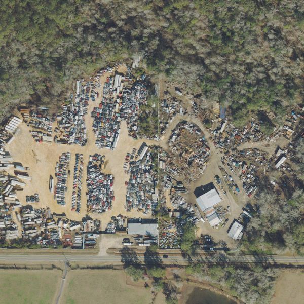 Aerial photo of Tallahassee Salvage