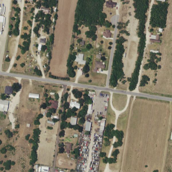 Aerial photo of Gomez Junk Yard