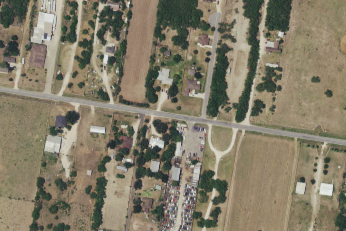 Aerial photo of Gomez Junk Yard at 3930 Benito A Ramirez Rd