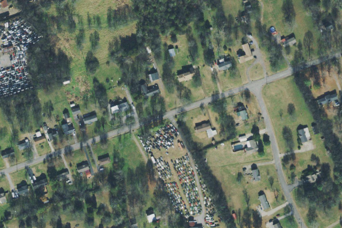 Aerial photo of All State Auto Salvage at 515 Nawakwa Trail