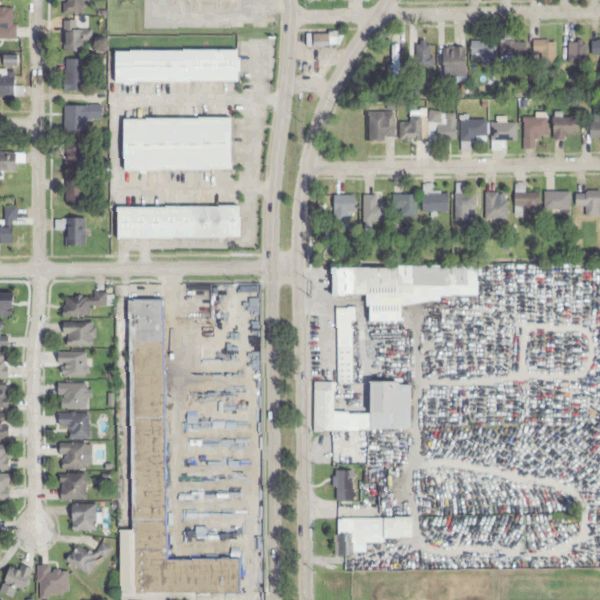 Aerial photo of A Plus Auto Parts