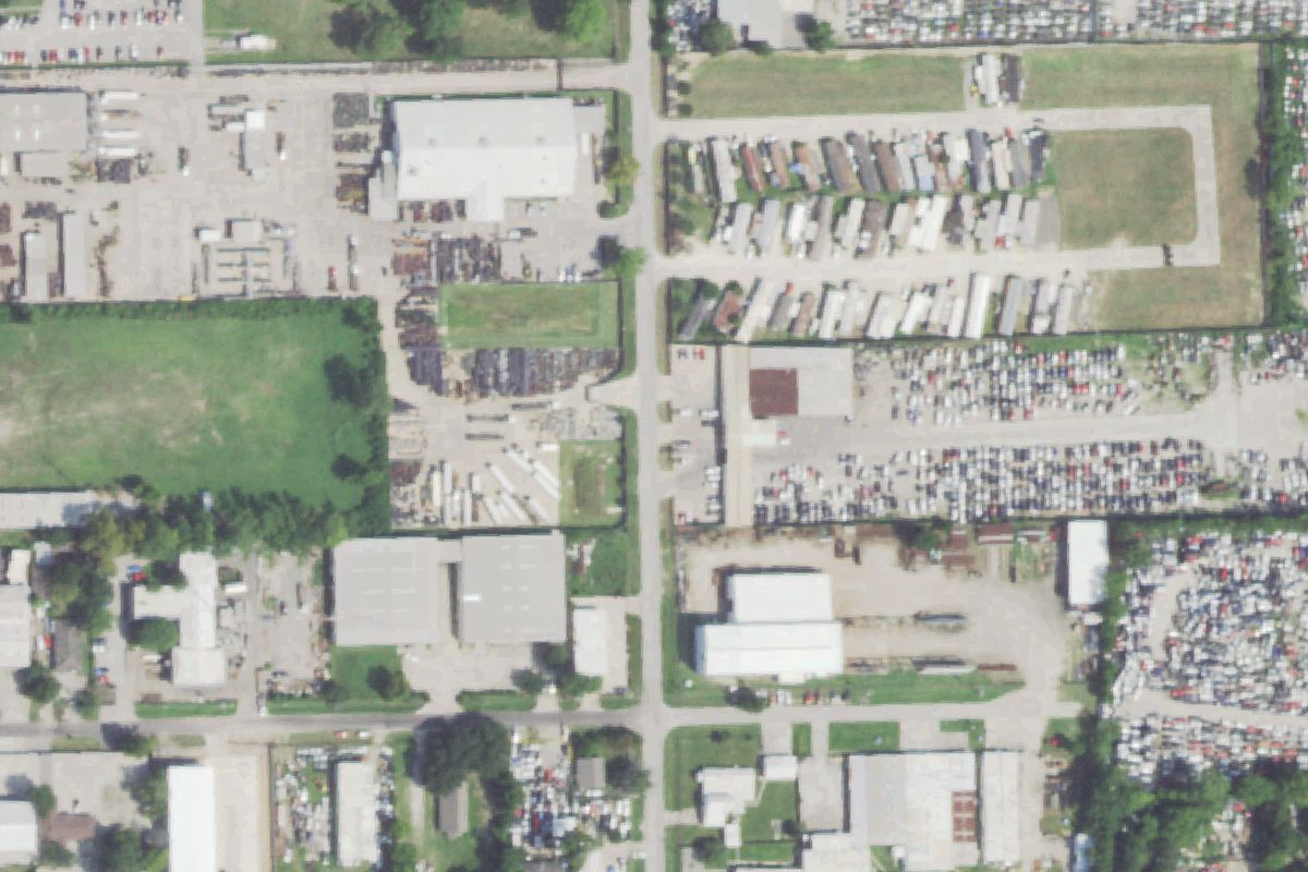 Aerial photo of Tex-Mex Auto & Truck Salvage at 10130 Sweetwater Lane