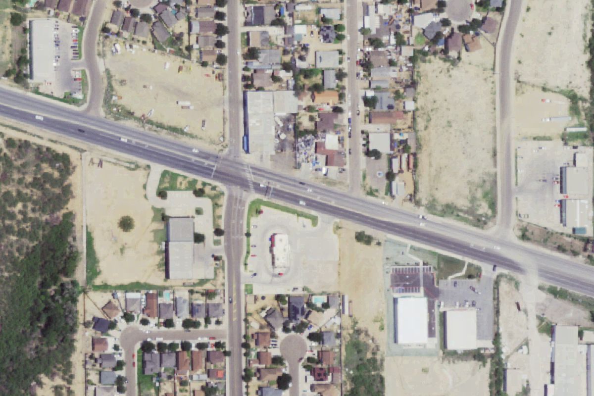 Aerial photo of J and J Auto Salvage