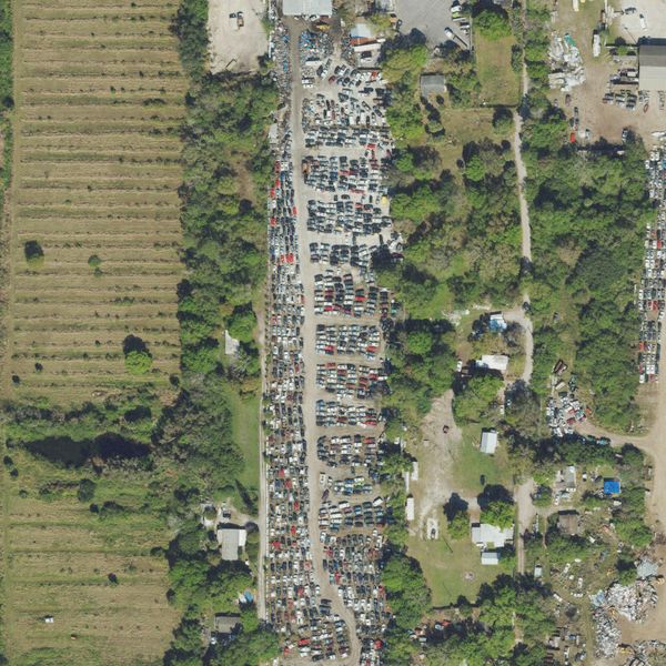 Aerial photo of M&K Used Auto Parts