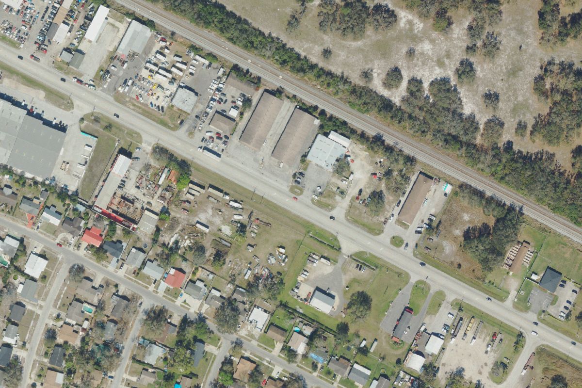 Aerial photo of Doctor Parts at 3435 Recker Hwy