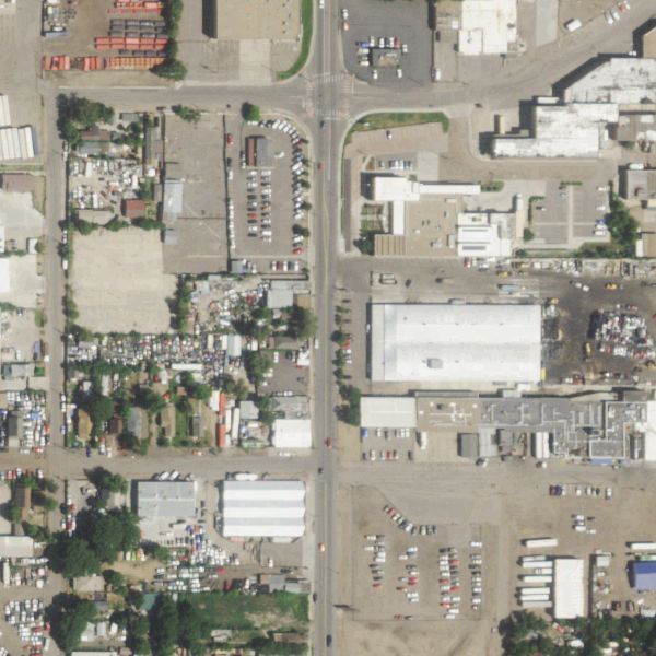 Aerial photo of Denver Scrap Metal Recycling