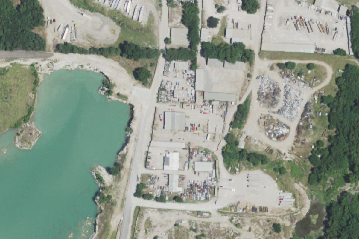 Aerial photo of Express Auto Care