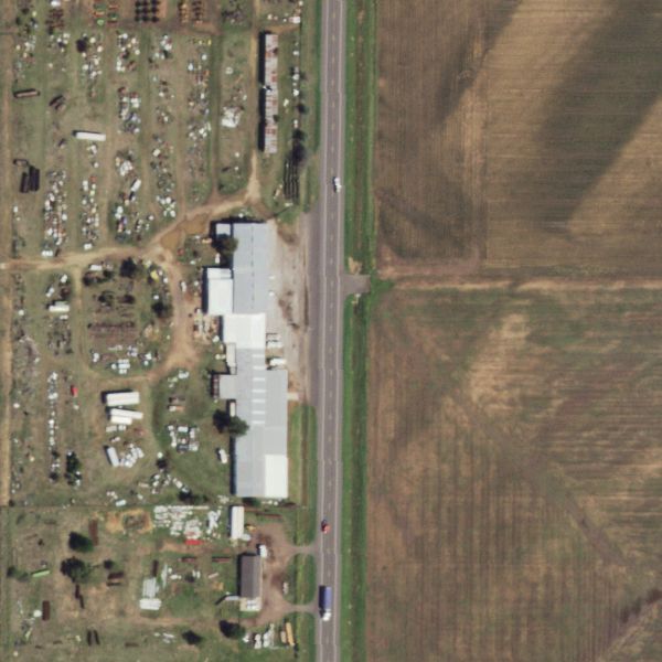 Aerial photo of Owens Salvage