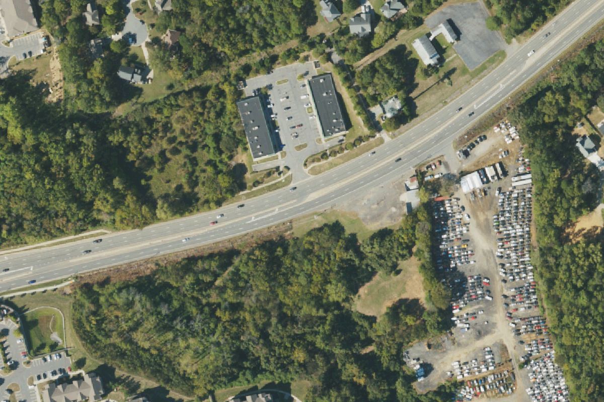 Aerial photo of Carpartsnc at 11900 N Tryon St