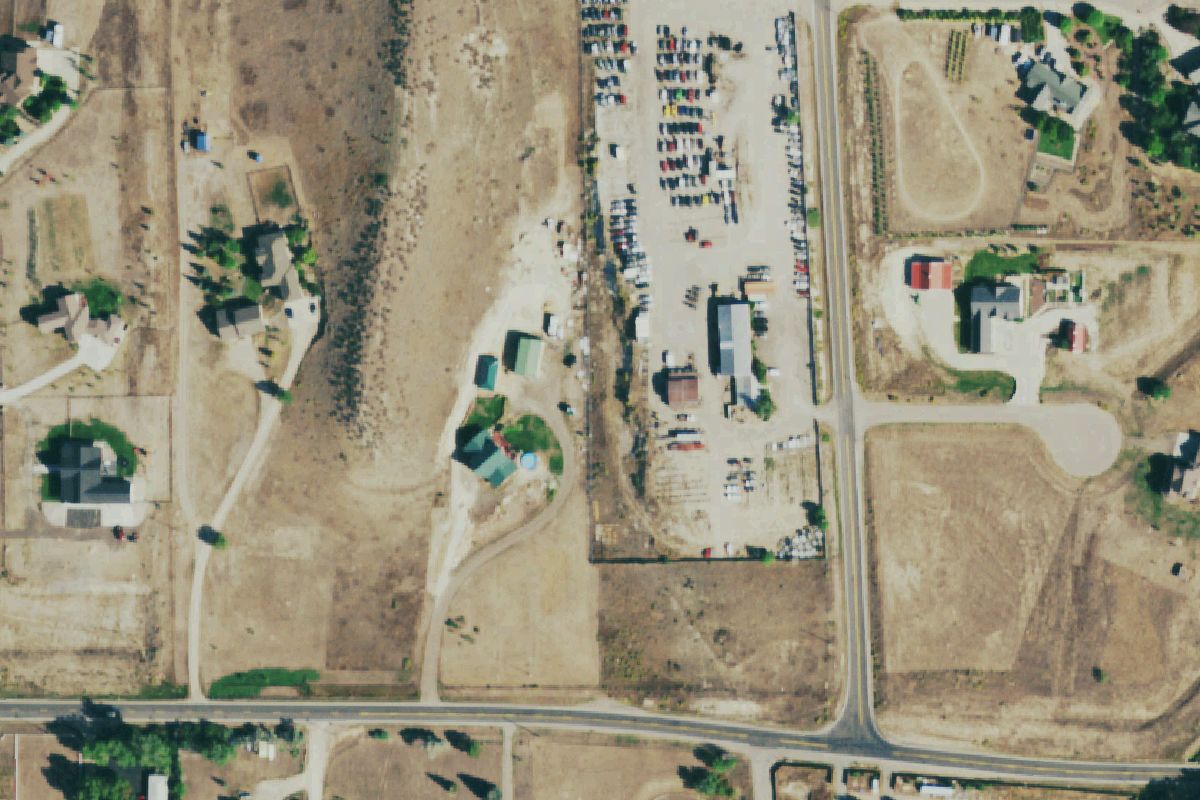 Aerial photo of Loveland Auto Salvage