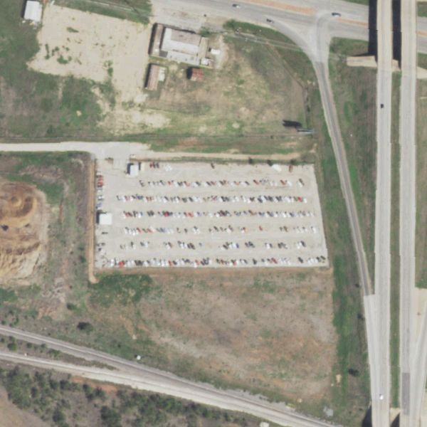 Aerial photo of Abilene Police Vehicle Impound