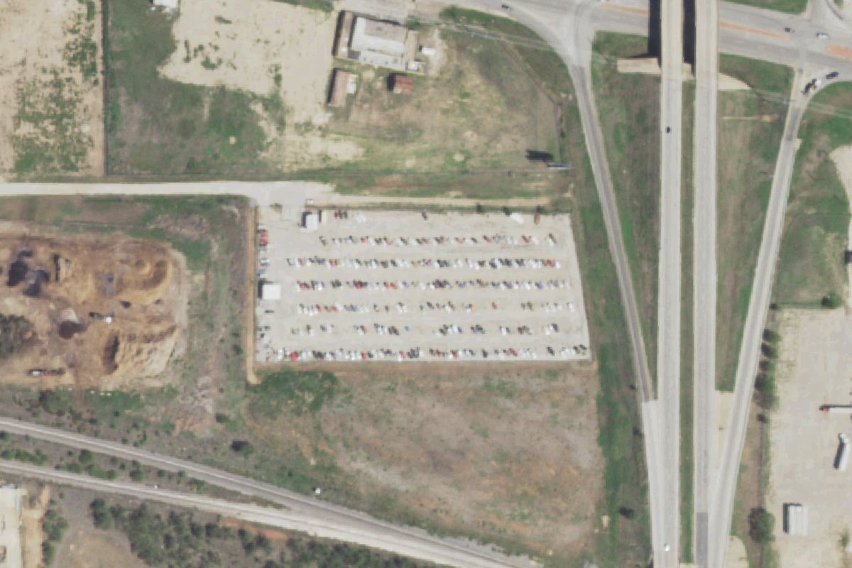 Aerial photo of Abilene Police Vehicle Impound at 2349 Sandy Street