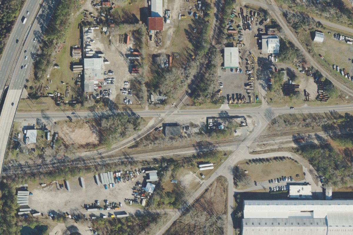 Aerial photo of Moheil Yard at 7172 W Beaver St