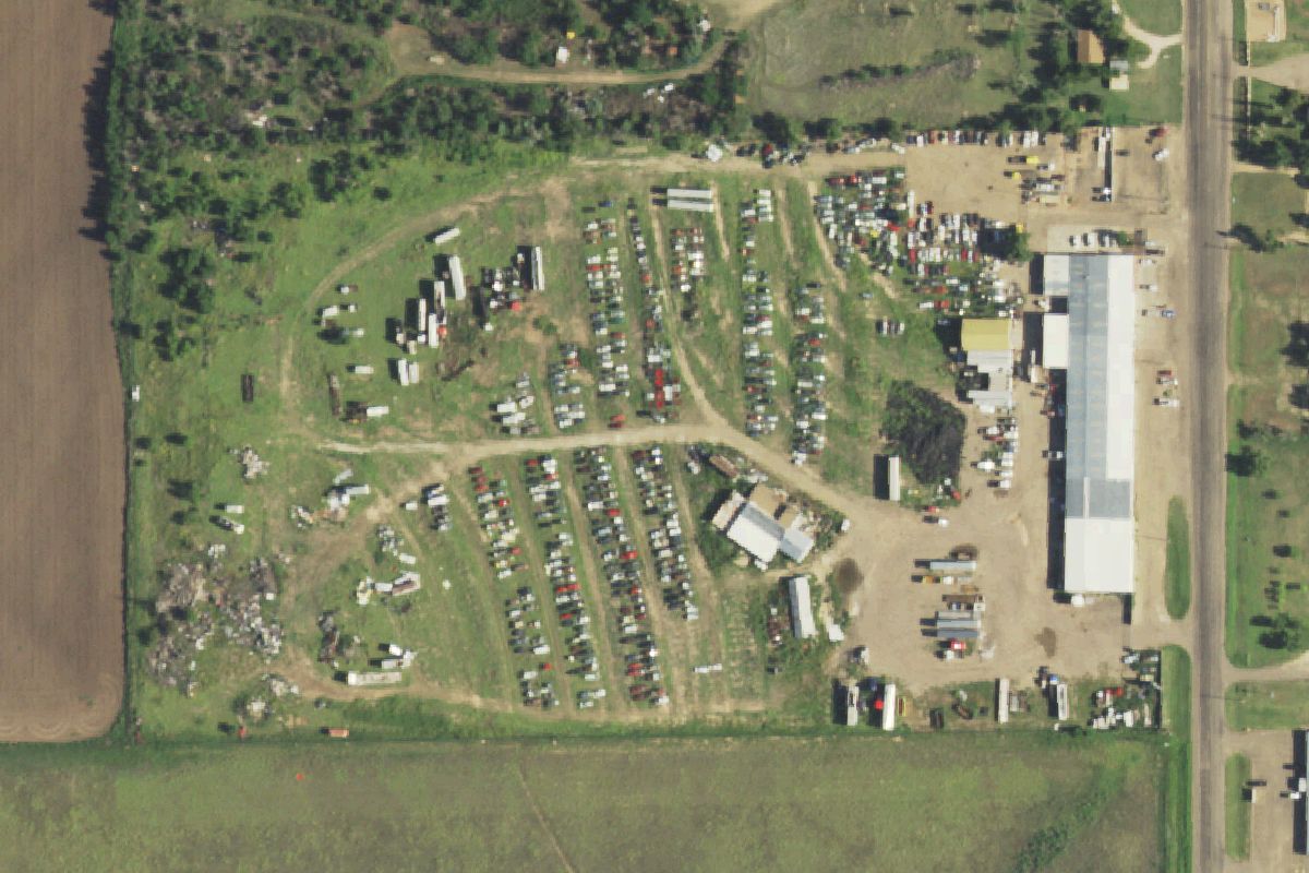 Aerial photo of Bob Douthit Auto