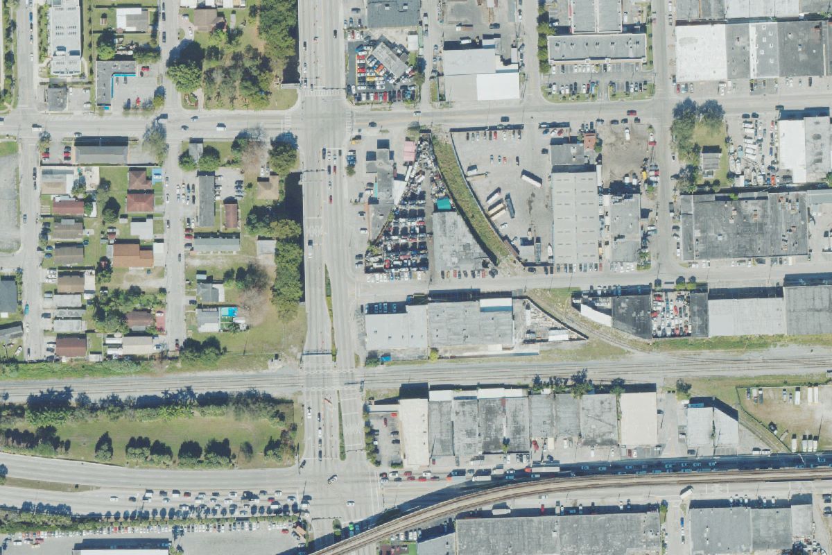 Aerial photo of Alpha Auto Parts