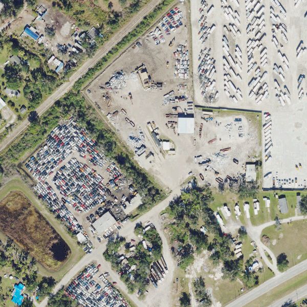 Aerial photo of Trademark Metals Recycling