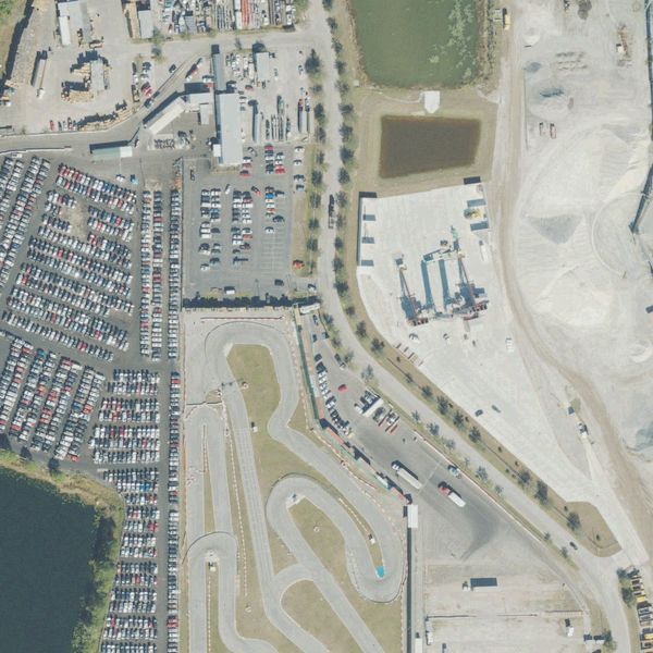 Aerial photo of Central Florida Pull & Pay