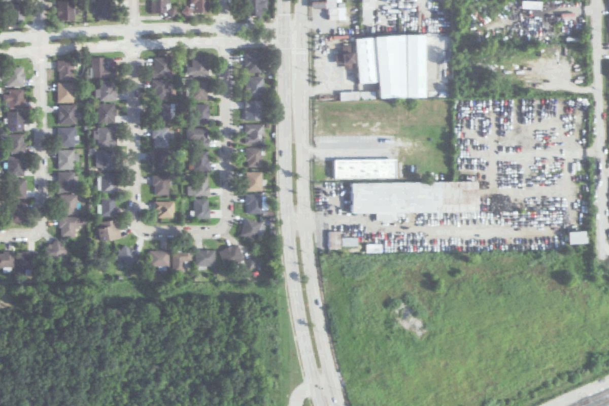 Aerial photo of SW Part Zone at 13065 Fondren Rd