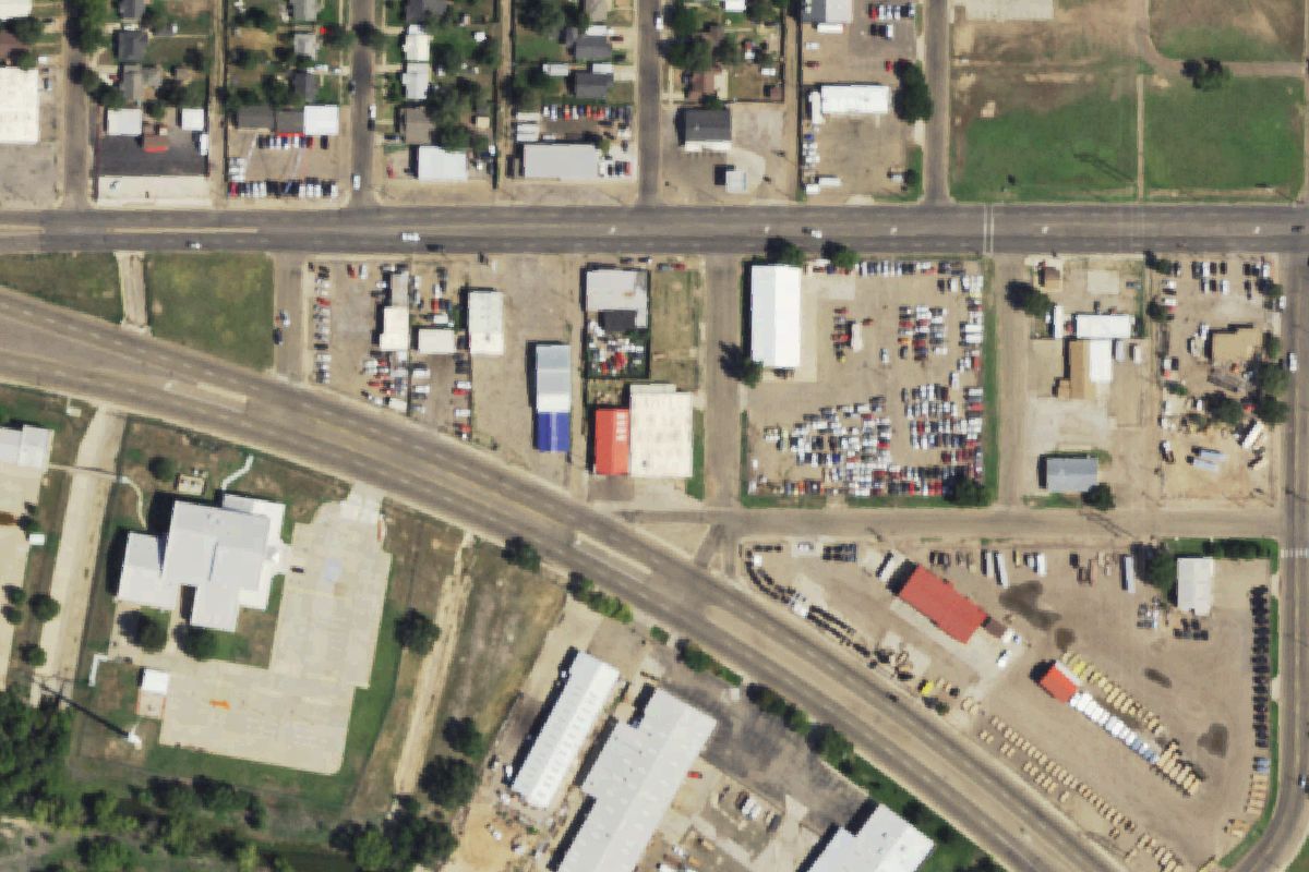Aerial photo of Next Gen Truck Parts at 2617 East 11th Avenue