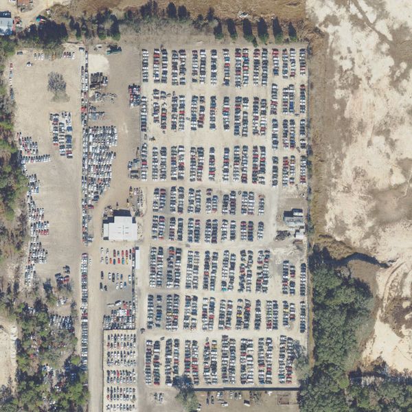 Aerial photo of Marion County Auto Parts and Salvage