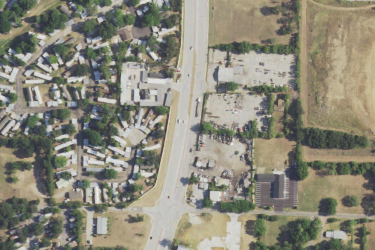 Aerial photo of Salvage Import Auto Parts
