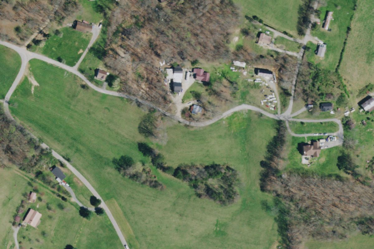 Aerial photo of JJ Used Cars & Salvage