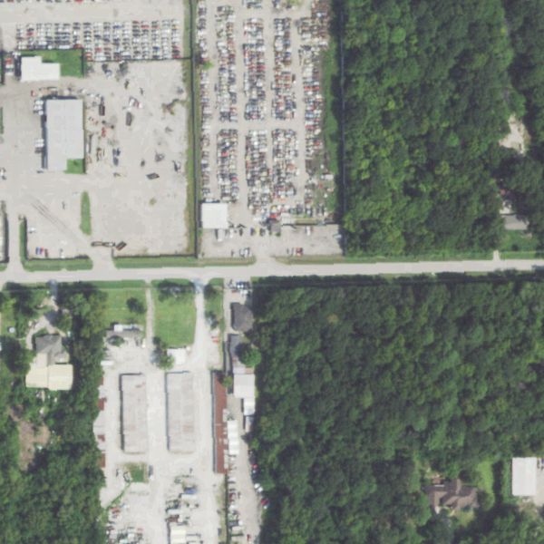 Aerial photo of Tonys Auto Salvage