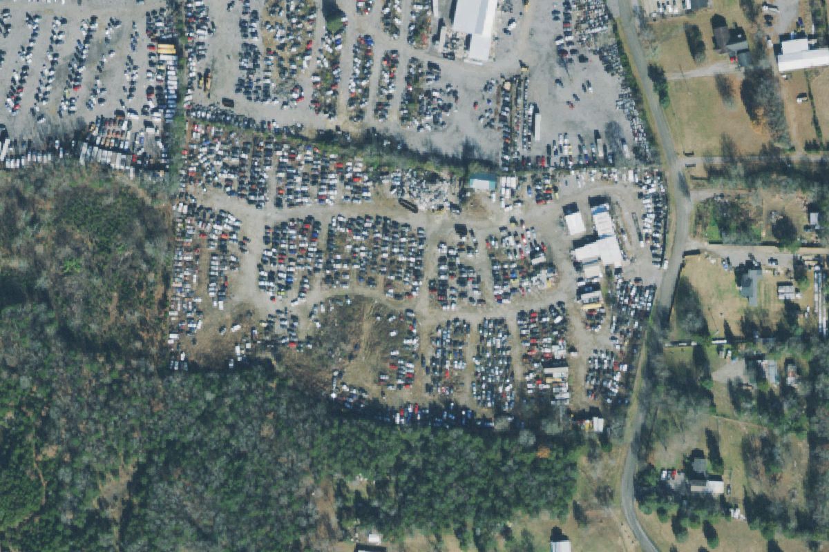 Aerial photo of M Boro Auto Parts